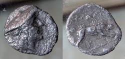 Ancient Coins - Ancient Greek. Aetolian League. 250-145 BC. AR triobol