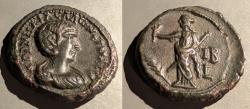 Ancient Coins - Roman Egypt. Salonina - wife of Gallienus - etradrachm