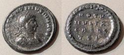Ancient Coins - Constantine II, AE follis. Thessalonica.  Legend in wreath