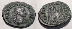 Ancient Coins - Numerian, 283-284 AD. AE antoninianus.  CLEMENTIA TEMP