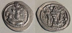 Ancient Coins - Sasanian Kingdom, Peroz I, 458-471 AD.  AR drachm