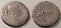 Ancient Coins - Roman Egypt. Trajan, 98-117 AD.  AE drachm - elephants in reverse