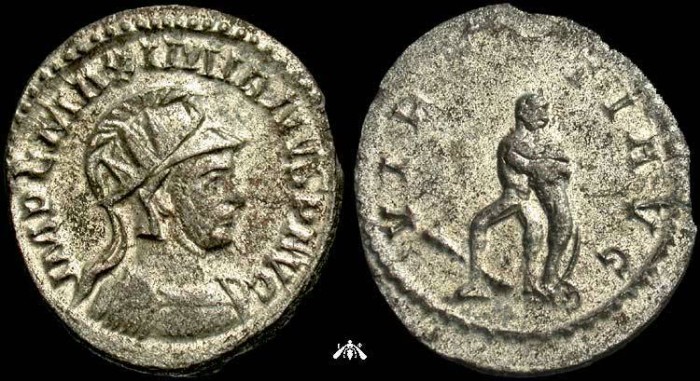 Ancient Coins - Maximianus, 286-305 AD, pre-reform antoninianus, full silvered