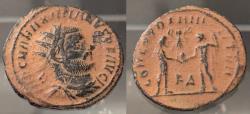 Ancient Coins - Maximianus, 286-305 AD, AE21 - Emperor / Victory reverse