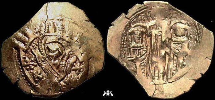 Ancient Coins - Andronicus II & III 1325-1334, AV Hyperpyron