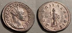 Ancient Coins - Fully silvered Probus antoninianus, 276-282 AD, Securitas reverse