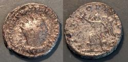 Ancient Coins - Valerian I, 253-260 AD. Viminacium mint, Victory advancing left