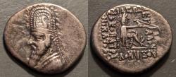 Ancient Coins - Parthians Kingdom, Sinatruces, 93-69 BC silver drachm