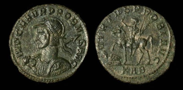 Ancient Coins - Probus, 276-282 AD, AE antoninianus, VIRTVS PROBI AVG