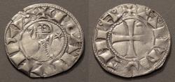 World Coins - Crusader States. Bohemund III, 1163-1201 AD.  Silver denier