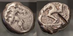 Ancient Coins - Pamphylia, Aspendus AR stater - triskeles