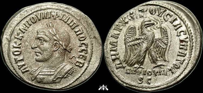 Ancient Coins - Philip I, 244-249 AD, AR tetradrachm - Syria, Seleucis and Pieria, Antioch