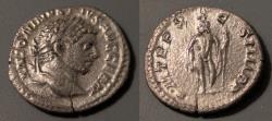 Ancient Coins - Caracalla, 198-217 AD.  AR denarius