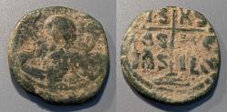Ancient Coins - Anonymous follis, Time of Romanus III, 1-28-1034 AD