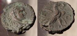 Ancient Coins - Claudius II, 270 AD. Potin tetradrachm