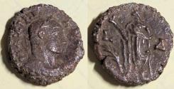 Ancient Coins - Roman Egypt, Galerius, 295-296 AD, Potin tetradrachm. Eagle reverse