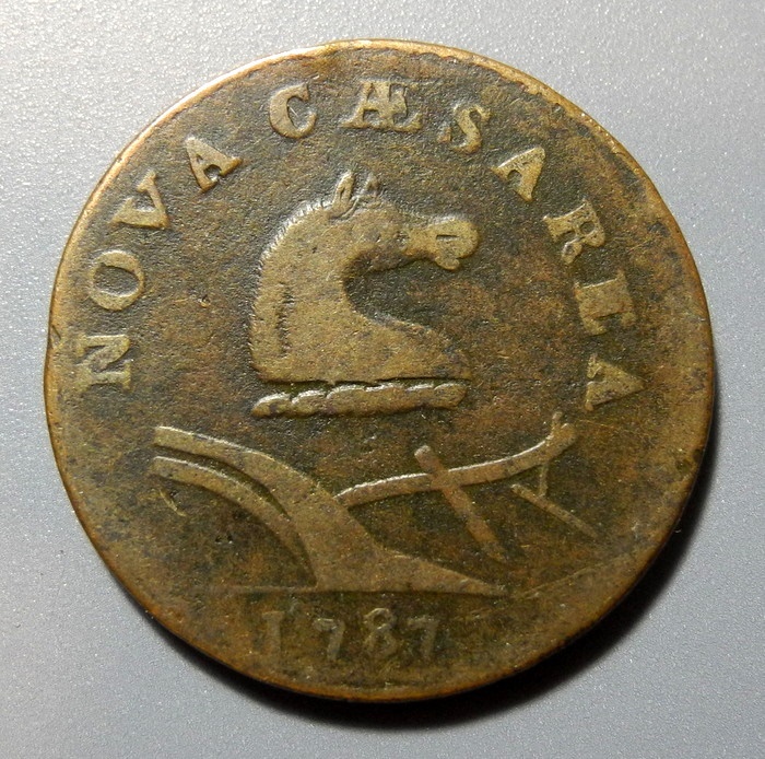 1787 New Jersey Colonial Cent Maris 38Y Colonials