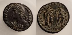 Ancient Coins - lovely Constans AE Heraclea bronze, FEL TEMP REPARATIO