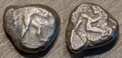 Ancient Coins - Pamphylia, Aspendus AR stater - triskeles - 10.88 grams