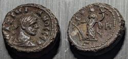 Ancient Coins - Roman Egypt, Maximianus, 292-293 AD. Billon tetradrachm  - Tyche