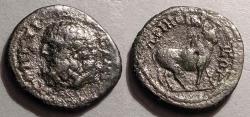 Ancient Coins - Roman Provincial, Thrace, Perinthus.  Herakles / bull - rare