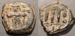Ancient Coins - Constans II, 641-668 AD, AE follis