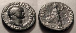 Ancient Coins - Domitian, as Caesar, 76-77 AD.  AE As.  Aequitas reverse