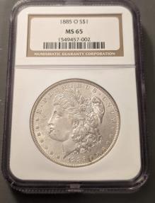 US Coins - NGC MS65 1880-o Morgan Dollar