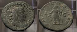 Ancient Coins - Postumus, 259-268 AD.  Double sestertius. Scarce
