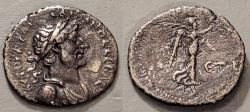 Ancient Coins - Hadrian, 121/122 AD.  Cappadocia, Caesarea.  AR hemidrachm