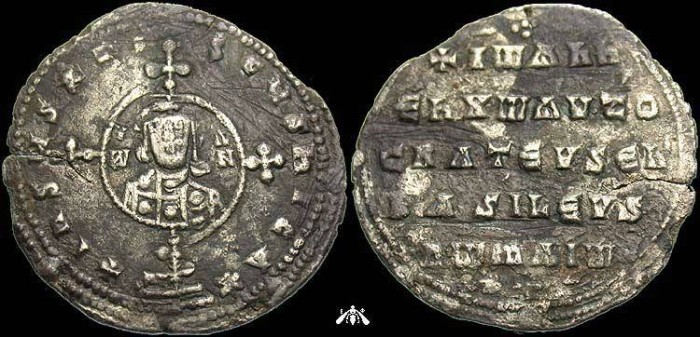 Ancient Coins - Byzantine silver - John I, Tzimsces, 969-976 AD, AR miliaresion