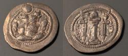 Ancient Coins - Sasanian Kingdom, Peroz I, 458-471 AD.  AR drachm