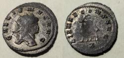 Ancient Coins - Gallienus, 253-268 AD, silvered antoninianus - DIANAE CONS AVG reverse