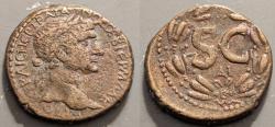 Ancient Coins - Trajan, 98-117 AD.  Provincial. Antioch ad Orentum.  SC within wreath