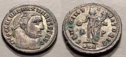 Ancient Coins - Maximinus II, 310-313 AD, nicely silvered follis, Alexandria