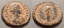 Ancient Coins - Aelia Flacilla, 383-386 AD.  AE26, SALVS REIPVBLICAE