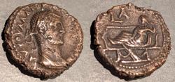 Ancient Coins - Roman Egypt. Diocletian, 284-285 AD. Potin tetradrachm