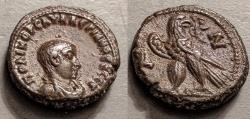 Ancient Coins - Roman Egypt, Saloninus as Caesar, 258-260 AD.  Eagle.  Beautiful