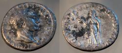 Ancient Coins - Trajan, 98-117 AD. AR denarius - Spes
