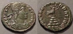 Ancient Coins - Constantius II, 337-361 AD.  Phoenix on pyre