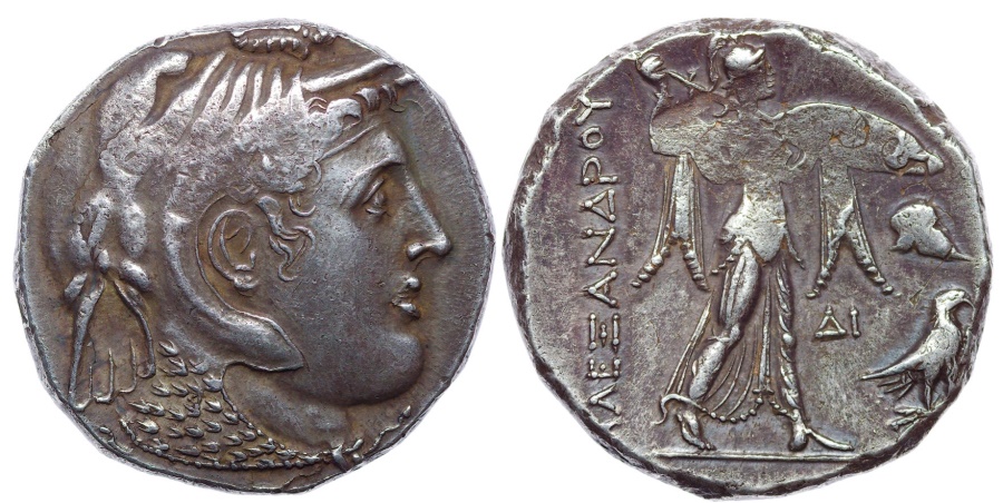 Ptolemy I Soter AR Tetradrachm - Alexander in Elephant Headdress