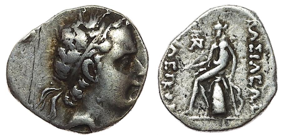 SELEUKID KINGS of SYRIA. Seleukos IV Philopator. 187-175 BC. AR Drachm ...