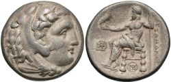  KINGS of MACEDON. Philip III Arrhidaios. 323-317 BC. AR Tetradrachm. In the name of Alexander III. Miletos mint. Struck under Asandros.