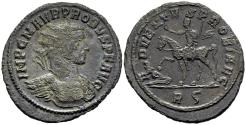 Ancient Coins - Probus Antoninianus Rome 276-8 ADVENTVS PROBI AVG