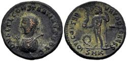 Ancient Coins - Choice VF Constantine II 337-340 AD Reduced Follis Jupiter Holds Victory