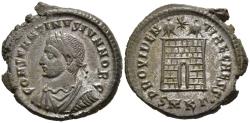 Ancient Coins - Ch VF Constantine II as Caesar Centenionalis Cyzicus Mint 325-6 AD Campgate
