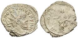 Ancient Coins - VF Gallic-Roman Empire Postumus Antoninianus Treveri Mint 264-5 AD Moneta