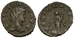 Ancient Coins - VF Gallienus Antoninianus Fortuna Redux 262-263 AD Rome Mint