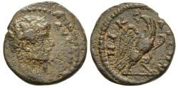 Ancient Coins - Apparently Unpublished! Caracalla Nicaea Bithynia AE15 Assarion Eagle