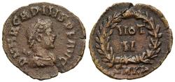 Ancient Coins - Ch VF Arcadius AE15 Half Centenionalis Cyzicus Mint 383 AD VOT V In Wreath